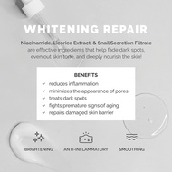 ♞Luxe Organix Whitening Repair Toner 150mL, Cleanser 150mL, Moisturizer 80ml, & Serum 30ml Bundle