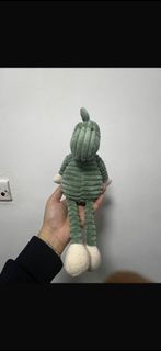 Jellycat 綠色恐龍毛絨玩具