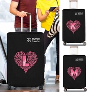 LUGGAGE COVER 26-30 inch Thick Luggage Protector Sarung Beg Printed Luggage Cover Bottom Velcro Desi