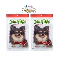 Jerhigh Dog Snack Chicken Stick   เจอร์ไฮ ขนมสุนัข รสไก่ (60 ก.)x2ซอง