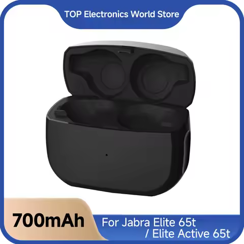 Charging Case for Jabra Elite 65t/Elite Active 65t - 700mAh Wireless BT Charger Box Dust-Proof Headp