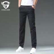 EAGLADE Casual Stretch Denim Pants 982 in Black C03