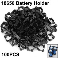 20/100PCS 18650 Battery Holder Safety Anti Vibration Holder Bracket Li-ion Cell Holder Cylindrical Plastic Case