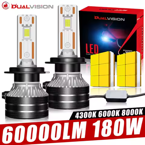 K5C H7 LED Headlight Canbus 4300K 6000K 8000K H4 H1 H11 H8 880 881 H27 9007 9008 H13 H9 9005 HB3 900