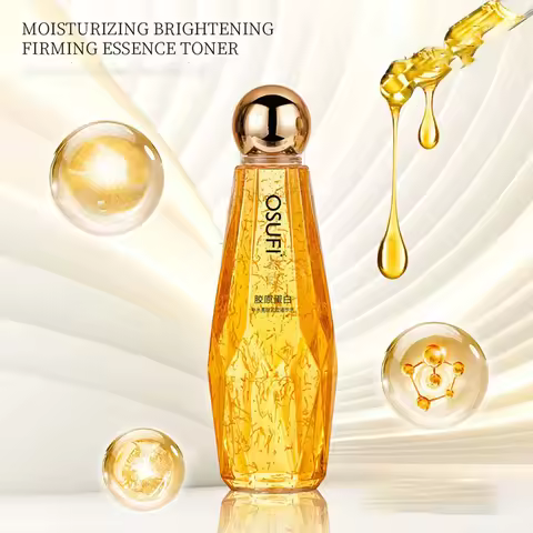 OSUFI Collagen Face Serum Anti Aging Smoothing Lines Facial Care Essence Moisturizing Brighten Serum