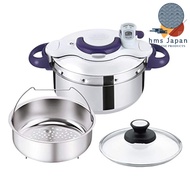 Tefal 4.5L Pressure Cooker for 2-4 People - IH and Gas Compatible - Easy Open/Close with Timer and G