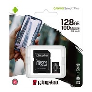 Kingston Canvas Select Plus 128GB Plus MicroSD Card 128GB SDXC Class 10