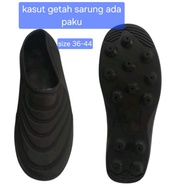 KASUT KERJA GETAH/SARUNG ADA PAKU READY STOCK SIZE 36-44 PVC