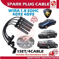 S2U NGK Spark Plug Cable Proton Wira 1.6 1.8 SOHC 4G92 4G93 Tali Plug Wayar Kereta  Ignition Wire Le