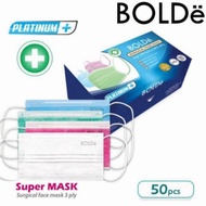 bolde surgical mask isi 50 (masker medis)