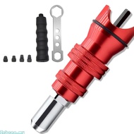 Zebeaa Rivet Nut Drill Adapter Kit Rivet  Tool Air Riveter Cordless Adapter Electric