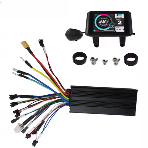 36V 48V 52V 750W 30A 3-Mode Sine Wave Ebike Motor and Speed Controller Set with Display