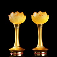 LED Lotus Light Buddha for The Light Plug-in Home Buddha Light   A Pair of Buddhist Temple