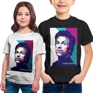 Chris Martin Coldplay T-shirt for Children Aged 2 to 12 Years