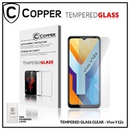 Vivo Y12s - COPPER TEMPERED GLASS FULL CLEAR