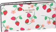 Kate Spade Madison Strawberry Vine Large Slim Bifold Wallet Cream Pink Multi, Cream Multi, Slim Bifold