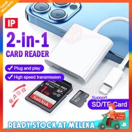 Sd Card Reader for Phone Camera Dual Card Slot Memory Card Reader Supports SD and TF Card Trail Came