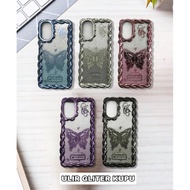 SOFTCASE LIST CHROME GLITER BUTTERFLY XIAOMI 13C 4G 14C 4G 9A 9C NOTE 14 4G NOTE 9 4G