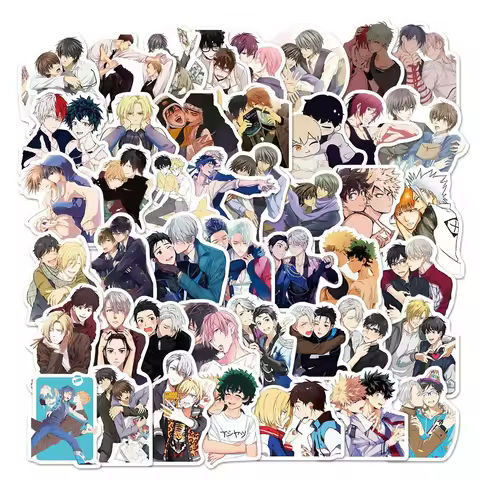 10/30/50PCS Japanese Anime BL/YAOI Gay Graffiti Stickers Suitcase Phone Case Waterproof Cartoon Stic