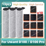 Compatible For UWANT D100 / D100 PRO / D500 / D500 PRO Vacuum Replacement Parts Roller Brush HEPA Fi