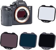 Kase 4 in 1 Clip-in Filter Kit (MCUV/ND8/ND64/ND1000),Neutral Density ND & UV Protection Filters for