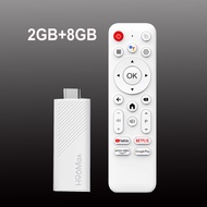 H96 Max Android TV Stick Allwinner H313 Quad Core 4K Wifi6 BT พร้อมรีโมทควบคุมด้วยเสียง