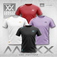 Maxx Plain Tee Original Jersey badminton Baju sukan jersi badminton Maxx tshirt Unisex New arrivals 