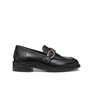 GEOX Ladies Walk Pleasure Leather Loafers - Black D46TGC-00043-C9999F4