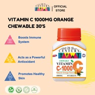 21st Century Vitamin C-1000 Orange (Chewable) (30 Vegetarian Tablets)