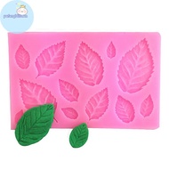 Pufangbliss 3D Rose Flower Leafs Silicone Mold DIY Fondant Chocolate Sugarcraft Cake Decor Baking To