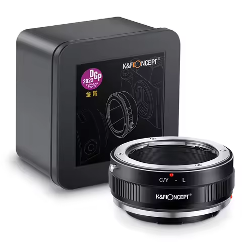 K&F Concept CY to LSL Lens Adapter Contax Yashica CY Mount Lens to Leica TL TL2 CL SL SL2 Panasonic 