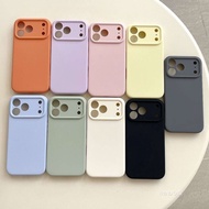 Liquid Silicone Phone Case For iPhone 17 Pro Max 17Air 16 17 Pro Candy Color Matte Coque iPhone17 Pr
