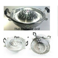 (4 SET) BORONG STEAMBOAT SET/ MOOKATA SET /BBQ SET GRILL PAN