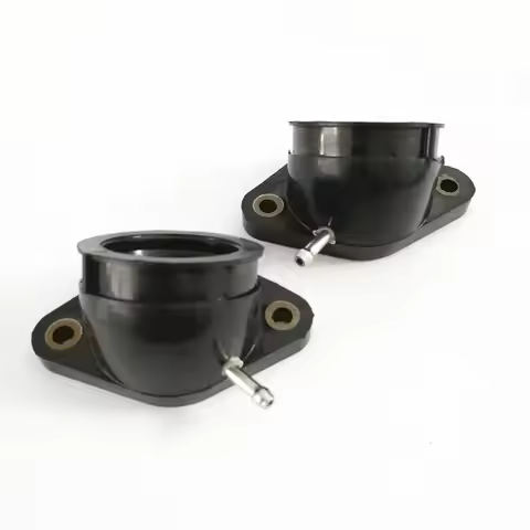 2PCS Motorcycle 2GV-13586-01 2GV-13596-00 Carburetor manifold Interface Adapter For Yamaha XV400 XV5