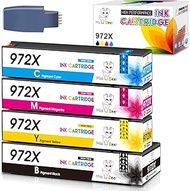 Miss Deer 972X Ink Cartridge, Compatible Replacement for HP 972X 972 972A Ink Cartridges,Work for Pa