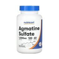 Nutricost Agmatine Sulfate Capsules, 1,000 mg(120 Capsules)