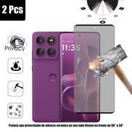 Moto Edge 60 Pro 2 Pcs Anti-spy Tempered Glass Privacy Screen Protector For Motorola 60 Fusion 5G