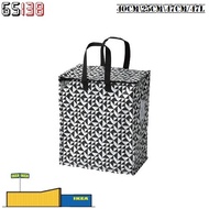 IKEA KNALLA Bag 40cm*25cm*47cm/47L (𝙊𝙧𝙞𝙜𝙞𝙣𝙖𝙡) Black/White