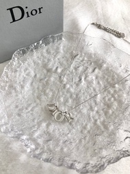 【日本直送 名牌中古包】Christian Dior   項鍊 銀色 Logo vintage 古著 2wf278