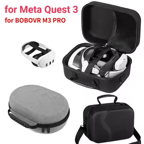 Carrying Case for Meta Quest 3 for BOBOVR M3 PRO Elite Strap Protective Bag Storage Bag for Travel a