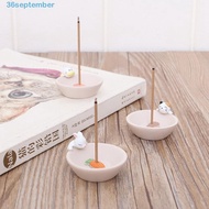 SEPTEMBER Incesence Stick Holder Fragrance Perfume Small Animals Cute Multifunctional Healing Ash Ca
