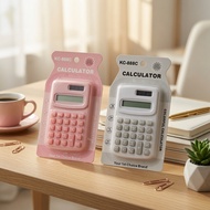 KC-888C BASIC CALCULATOR FEATURES AN 8-DIGIT DISPLAY AND IS SOLD IN A COMPACT PLASTIC RETAIL BLISTER