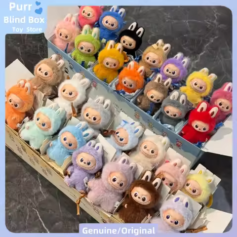 Hot Genuine POPMART The Monsters Labubu V4 Pin For Love Series Vinyl Plush Blind Box Cute Bag Pendan