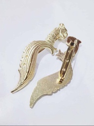 PIN KUJANG JUMBO BAHAN KUNINGAN/ PIN KUJANG JUMBO KEREN BAHAN KUNINGAN