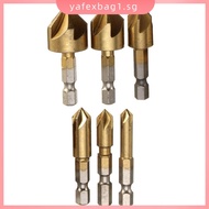 【YAFEXBAG】Chamfering Tool Countersink Drill Bit Woodworking Hole Opener Countersink Drill