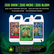 Terra Power ZEUS Trio - Terra Grow Terra Micro and Terra Bloom Fertilizer