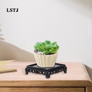 [Lstjj] Fishbowl Stand Plant Holder Vase Plant Buddha Statue Display Stand Bowl Riser Plant Stand for Corridor Porch Living Room