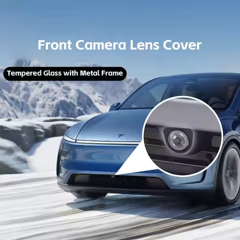 FSD Compatible Front Camera Protector Shield 9H Tempered Glass for Tesla Model 3 Highland 2026 Model