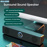 PC Soundbar Wired/Wireless Bluetooth Speaker 4D USB Powered Soundbar for TV Pc Laptop Gaming Home Th