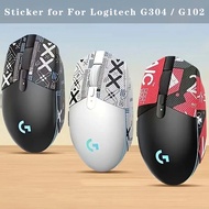Anti-Slip Grip Tape for Logitech G304/G102 Mouse - Wear-Resistant, Sweat-Absorbent, Soft, and Non-St